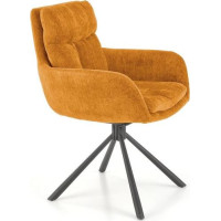 Jídelní otočné křesílko HAYES - hořčicově žluté