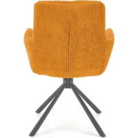 Jídelní otočné křesílko HAYES - hořčicově žluté