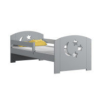 Dětská postel z masivu LOMI - 160x80 cm