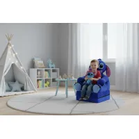 Dětské plyšové rozkládací křesílko LEO