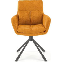 Jídelní otočné křesílko HAYES - hořčicově žluté