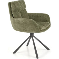 Jídelní otočné křesílko HAYES - olivově zelené