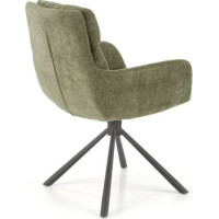Jídelní otočné křesílko HAYES - olivově zelené