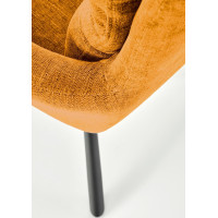 Jídelní otočné křesílko HAYES - hořčicově žluté