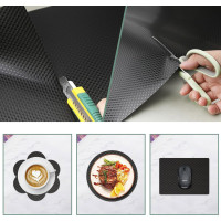 Protiskluzová podložka do zásuvky BARGO 48 x 300 cm - černá