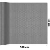Protiskluzová podložka do zásuvky HALVE 48 x 500 - šedá