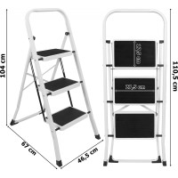 Skládací schůdky STIGE se 3 stupni