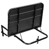 Závěsný stolek na balkon ARETTO - černý