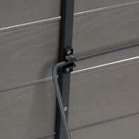 Závěsný stolek na balkon ARETTO - šedý