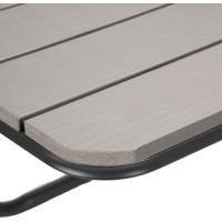 Závěsný stolek na balkon ARETTO - šedý