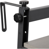 Závěsný stolek na balkon AGATTI BIS STONEWOOD - šedý