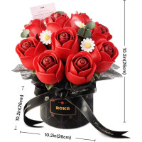 RoboTime 3D skládačka Kytice červených růží
