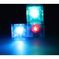 Svítící LED magnetická 3D stavebnice - 64 prvků