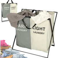 Koš na prádlo - 2 přihrádky