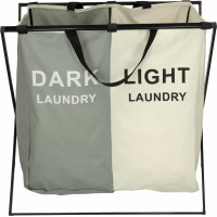 Koš na prádlo - 2 přihrádky