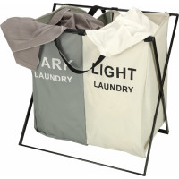 Koš na prádlo - 2 přihrádky