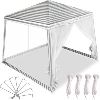 Zahradní altán s moskytiérou 3x3 m - bílý