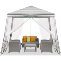 Zahradní altán s moskytiérou 3x3 m - bílý