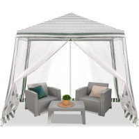 Zahradní altán s moskytiérou 3x3 m - bílý