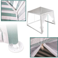 Zahradní altán s moskytiérou 3x3 m - bílý