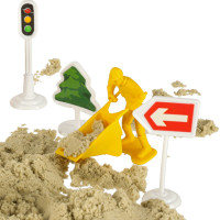 Kreativní sada kinetického písku - Stavba hradu