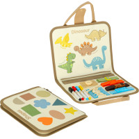 Smyslový manipulační Montessori kufřík - Dinosaur