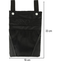 Brašna na telefon na řídítka - černá