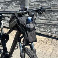 Brašna na telefon na řídítka - černá