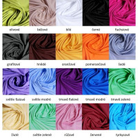 Bavlněné prostěradlo 190x90 cm - POMERANČOVÉ