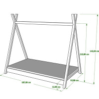 Dětská postel TEEPEE SAM - 180x80 cm