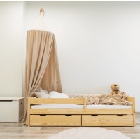 Dětská postel z masivu PAVLÍK 2 - 180x80 cm
