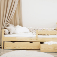 Dětská postel z masivu PAVLÍK 2 - 160x80 cm