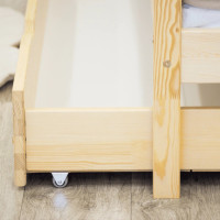 Dětská postel z masivu PAVLÍK 2 - 160x80 cm