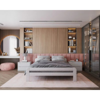 Čalouněný panel na zeď TRINITY - 45x25 cm, mátový