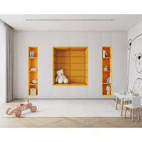 Čalouněný panel na zeď TRINITY - 45x25 cm, tyrkysový