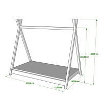 Dětská postel TEEPEE SAM - 180x90 cm