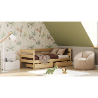 Dětská postel z masivu KARAS 2 - 180x90 cm