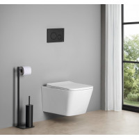 Sapho PORTO závěsná WC mísa, Vortex Rimless, 35, 5x52cm, bílá PZ102V