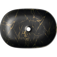 Sapho CALEO keramické umyvadlo na desku, 60x42cm, portoro mramor CA590PT