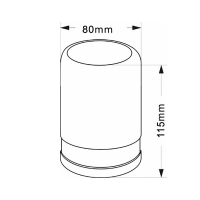 Ridder POSH sklenka na postavení, mramor, šedá 2234107