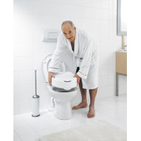 Ridder HANDICAP WC sedátko zvýšené 10cm, černá A0071010