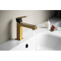 Sapho KRONY stojánková umyvadlová baterie, zlato mat GJ002GB