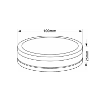 Ridder POSH mýdlenka na postavení, mramor, šedá 2234307