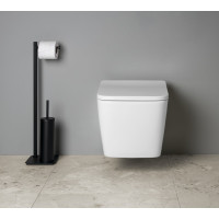 Sapho PORTO závěsná WC mísa, Vortex Rimless, 35, 5x52cm, bílá PZ102V