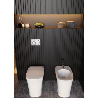 Kerasan THE NEW YORKER WC sedátko, SLIM, Soft Close, bílá/chrom 569101