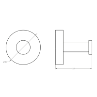 Sapho Magnetický háček na otopné těleso XJ228