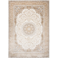 Kusový koberec HERA Ornament - krémový/hnědý