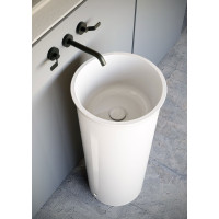 Kerasan THE NEW YORKER keramické umyvadlo volně stojící ke stěně, 40x89x40cm, bílá 564501