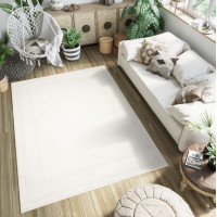 Kusový koberec HERA Noble - bílý