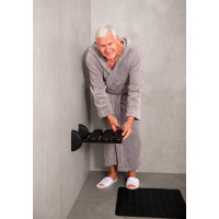 Ridder HANDICAP sklopné sedátko do sprchového koutu, 36x25cm, černá A140110